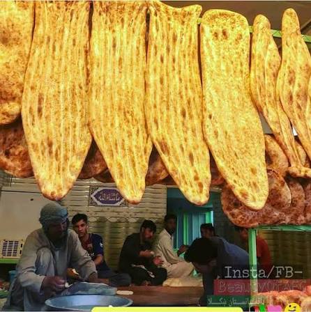 Traditional Afghan Dry Bread (Naan)