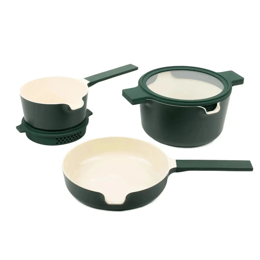 Ceramic Nonstick 5-Piece Stackable Set