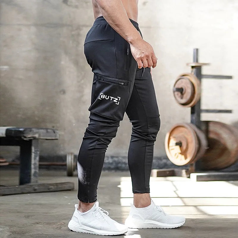 Men's Fashion Camouflage Sports Slacks Gym Running Training Cotton Multi-pocket Safari Style Jogging Pants