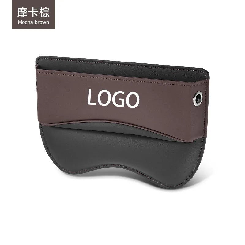 Car Seat Organizer Crevice Storage Box  Leather Accessories for AUDI Q2 Q3 Q5 Q7 Q8  Car  Accessories