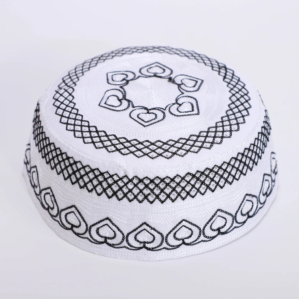 Business Men Yarmulke Classic Islamic Breathable Hats for Men Spring Autumn Multi-Color Muslim Hair Cover Yarmulke Party RIMAIRE