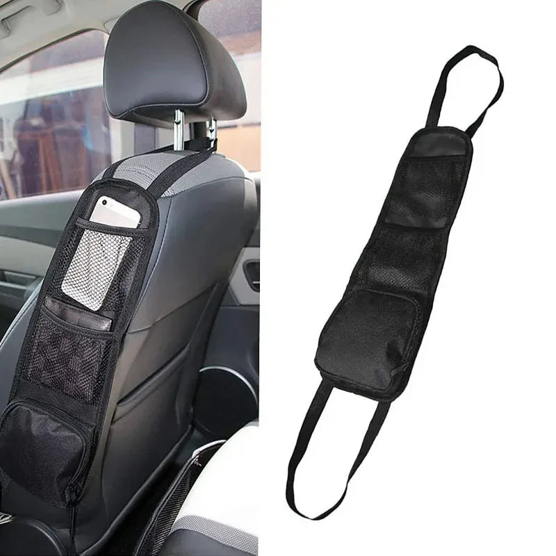 Car Seat Organizer Multifunctional Oxford Fabric Car Back Multi Pocket Storage Bag with Tablet Holder Protector for Kids