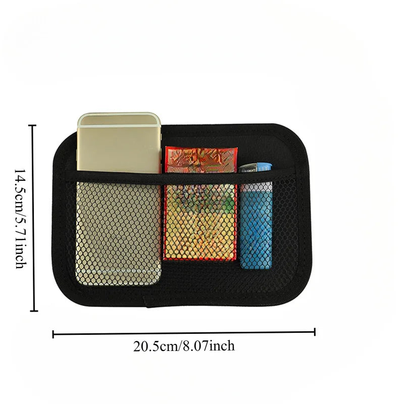 Car Seat Organizer Auto Seat Side Storage Hanging Bag Multi-Pocket Drink Holder Mesh Pocket Car Styling Organizer Phone Holder