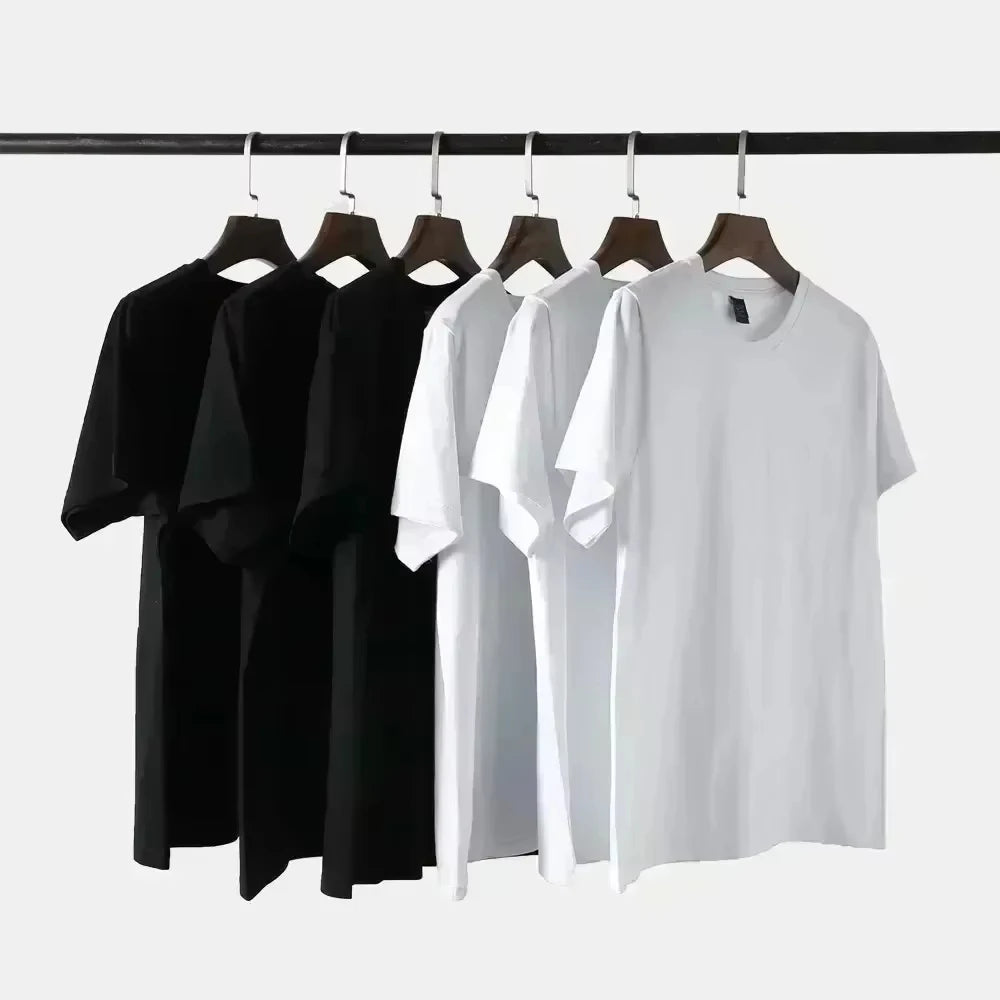 2026 Summer 2026 Summer New Men'S Cotton T-Shirt Casual Short-SleeveRound Neck Retro Comic Style Versatile for Harajuku Shirt