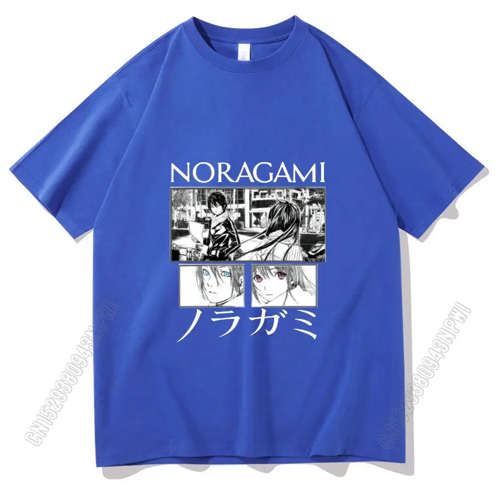 2024 Super Fire Japan Anmie Noragami Yato Tshirt Printing T Shirt Pure Cotton Men/Women Personality T-Shirt Boy Girl Tee Tops