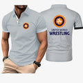 United World Wrestling UWW 2025 New Men's Polo Shirt Summer Lapel Short Sleeve Casual Breathable Light Luxury Cool T-Shirt