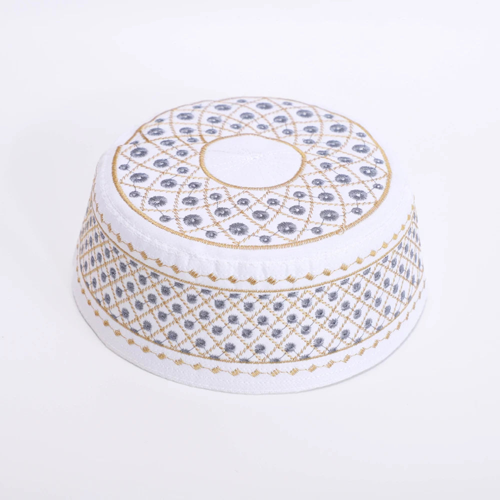 Business Men Yarmulke Classic Islamic Breathable Hats for Men Spring Autumn Multi-Color Muslim Hair Cover Yarmulke Party RIMAIRE