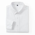 Men's Slim-Fit Oxford Cotton Shirt: Long Sleeves, Casual Breathable Fabric, Exquisite Craftsmanship, Brand with OEM Processing