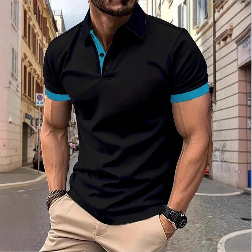 United World Wrestling UWW 2025 New Men's Polo Shirt Summer Lapel Short Sleeve Casual Breathable Light Luxury Cool T-Shirt
