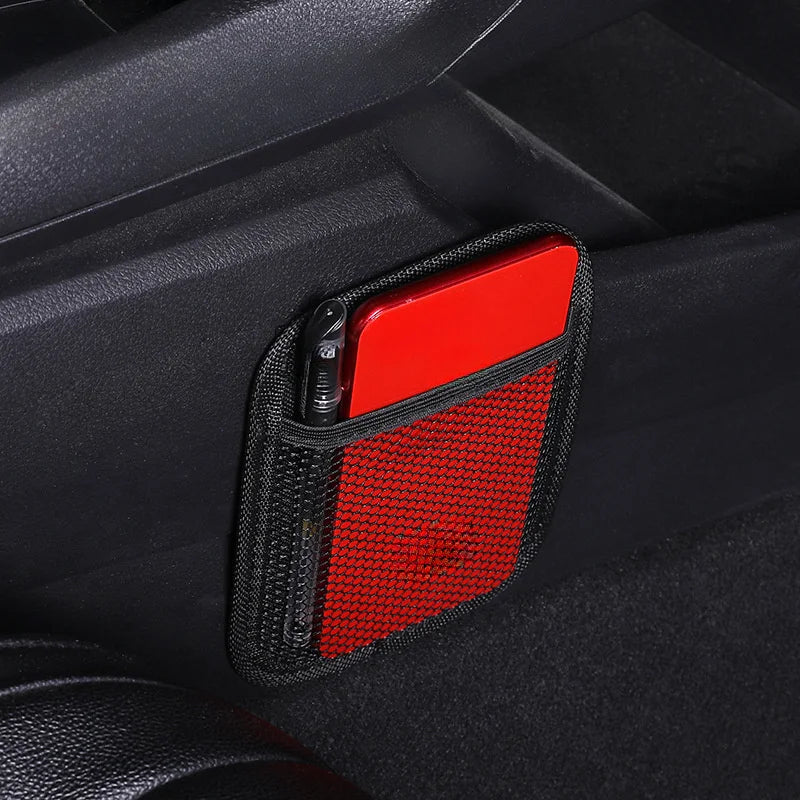 Car Seat Organizer Auto Seat Side Storage Hanging Bag Multi-Pocket Drink Holder Mesh Pocket Car Styling Organizer Phone Holder