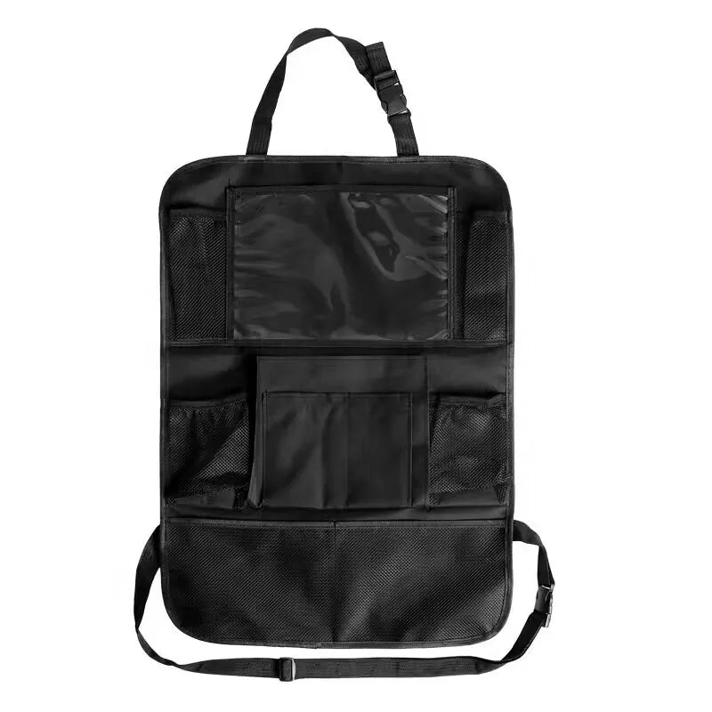 Car Seat Organizer Multifunctional Oxford Fabric Car Back Multi Pocket Storage Bag with Tablet Holder Protector for Kids