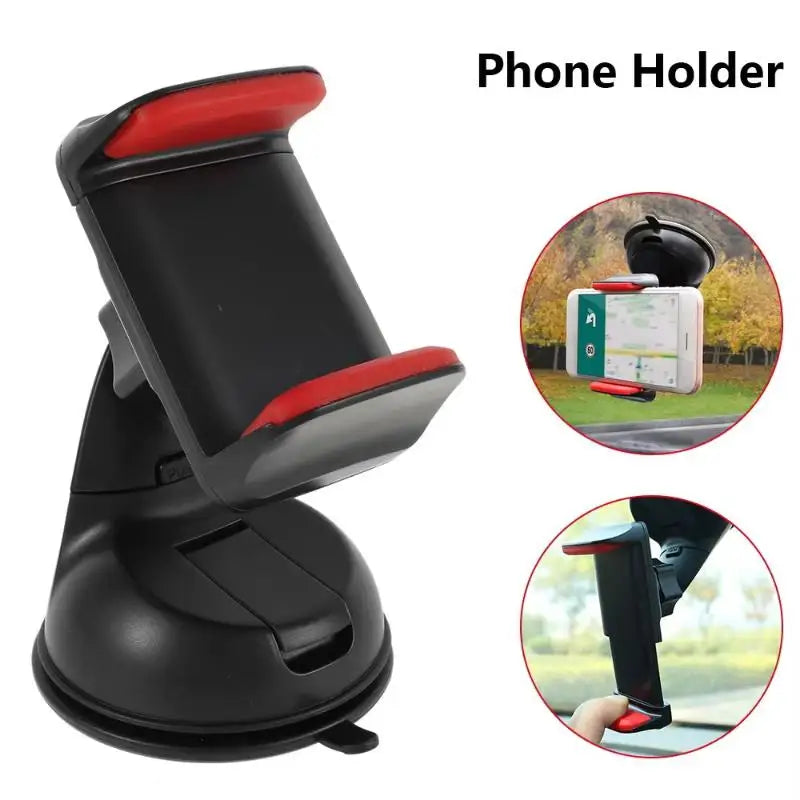 Phone Holder For Car 360° Widest View Flexible Long Arm Universal Handsfree Dashboard Suction Type Windshield Holder Phone Mount