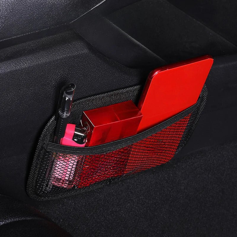Car Seat Organizer Auto Seat Side Storage Hanging Bag Multi-Pocket Drink Holder Mesh Pocket Car Styling Organizer Phone Holder