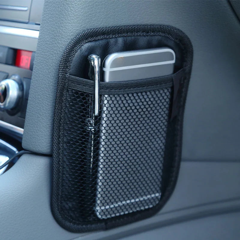 Car Seat Organizer Auto Seat Side Storage Hanging Bag Multi-Pocket Drink Holder Mesh Pocket Car Styling Organizer Phone Holder