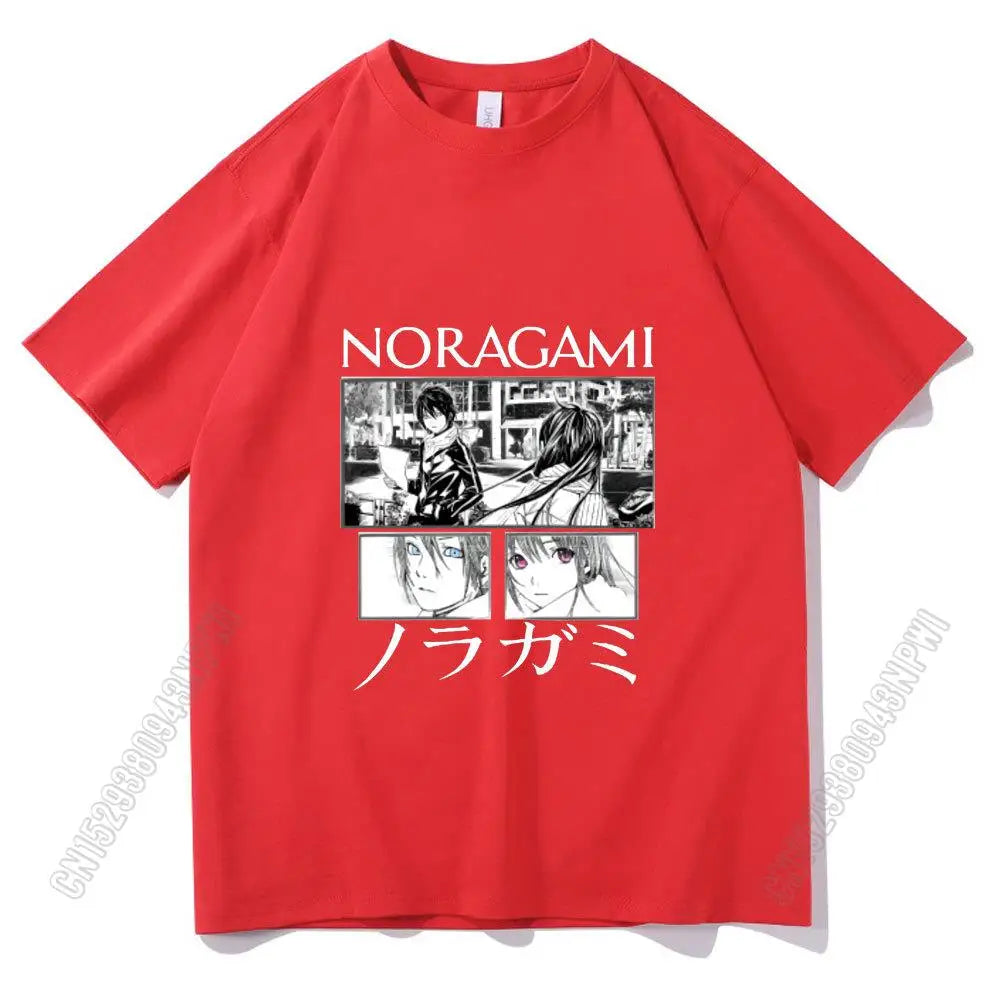 2024 Super Fire Japan Anmie Noragami Yato Tshirt Printing T Shirt Pure Cotton Men/Women Personality T-Shirt Boy Girl Tee Tops