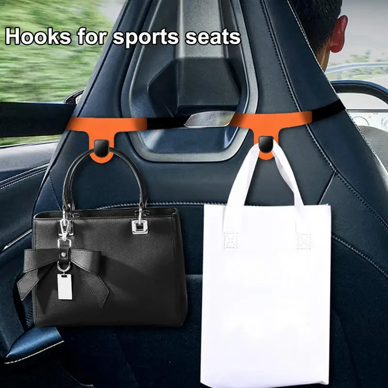 Car Seat Hanger Storage Storage Headrest Hanger Backseat Hanger Interior Accessories Stylish Car Seat Organizer Hooks For Purse