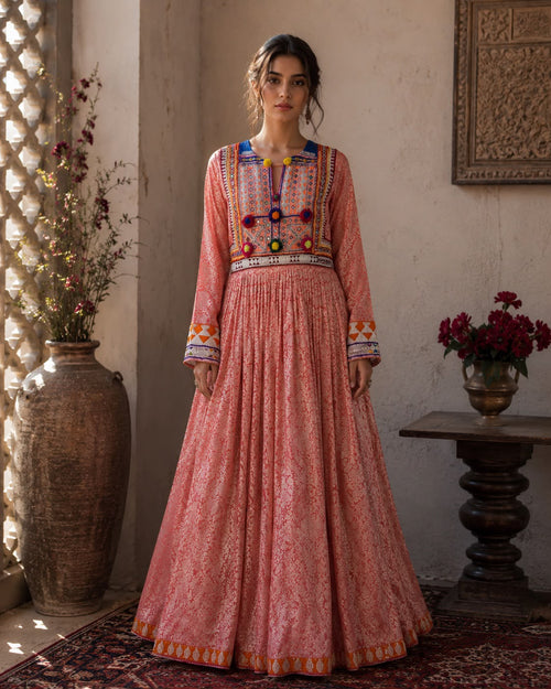 Gulnaar Heritage Gown (Gulnaar means “pomegranate blossom”)