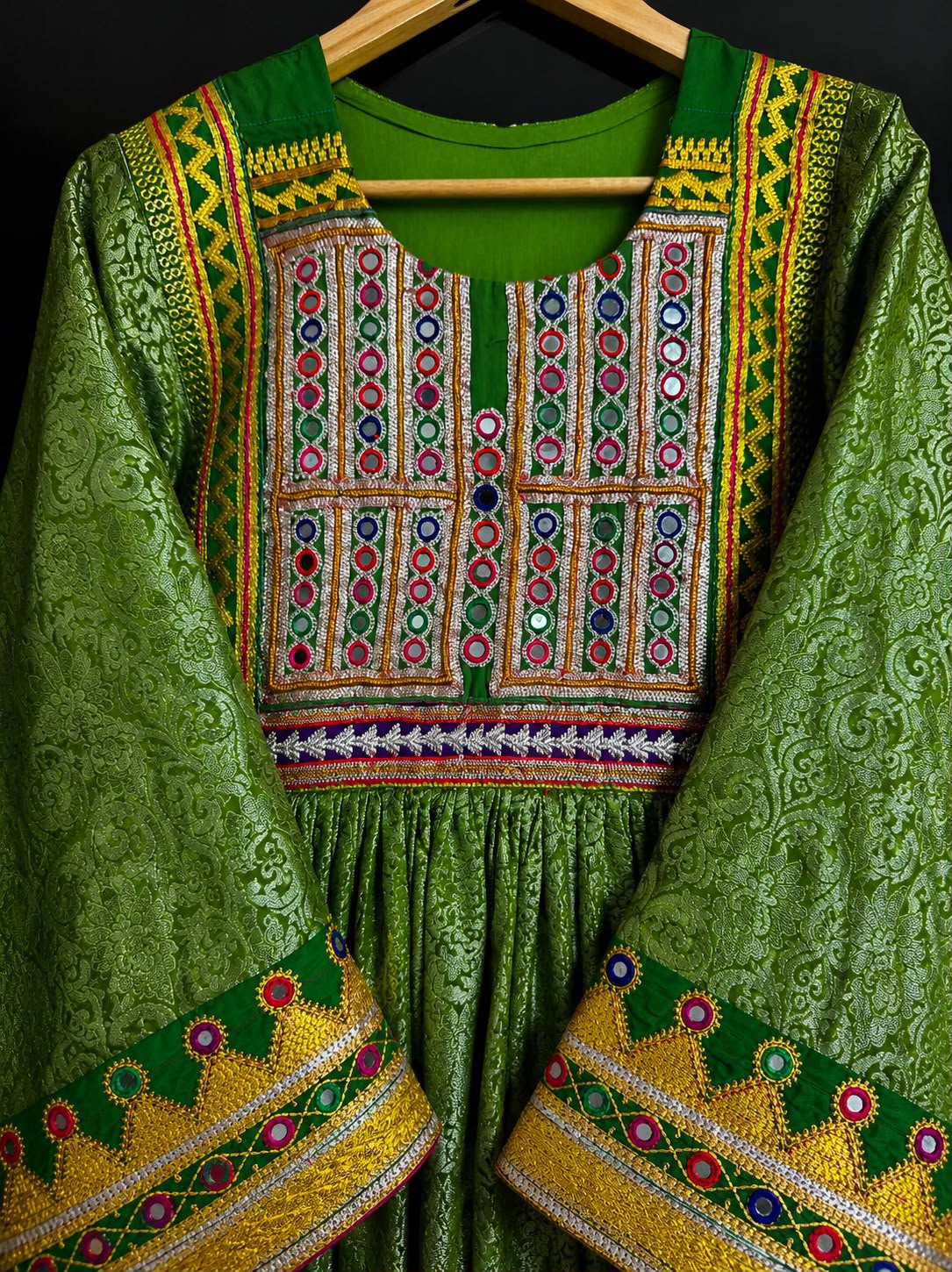 Sabz-e-Bahar Gown (“Spring Green”)