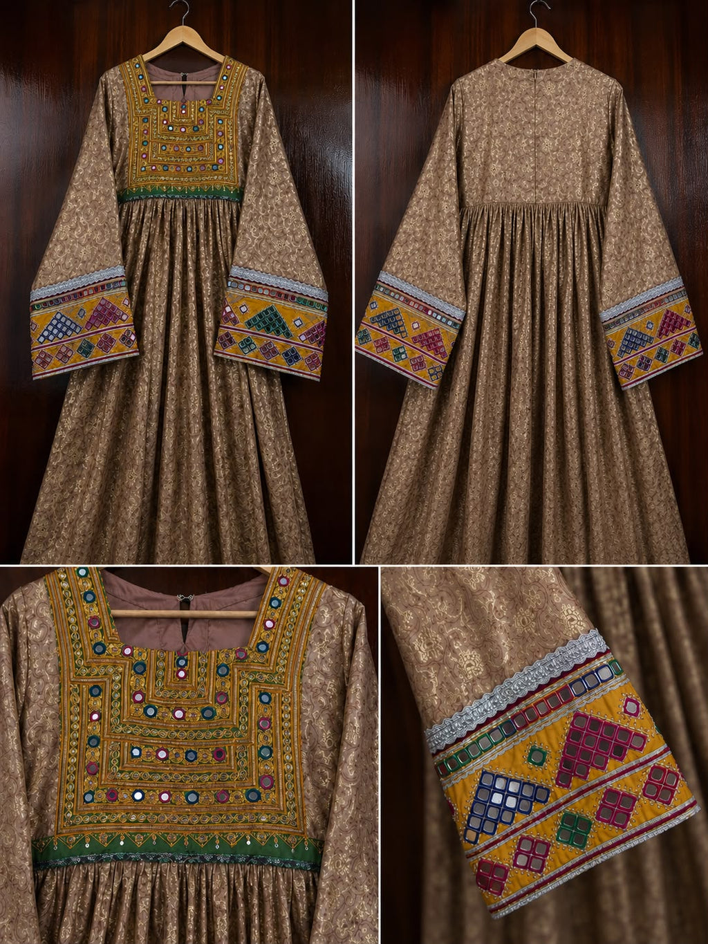 3. Zarina Brocade Gown (Zarina means “golden” or “adorned with gold.”)