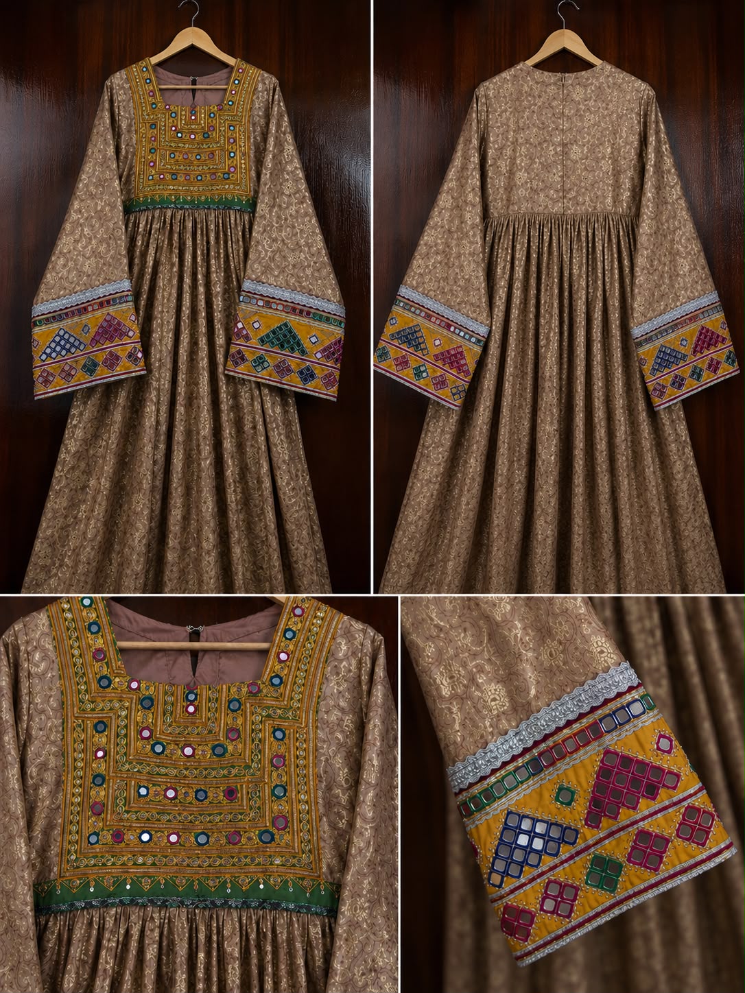 3. Zarina Brocade Gown (Zarina means “golden” or “adorned with gold.”)