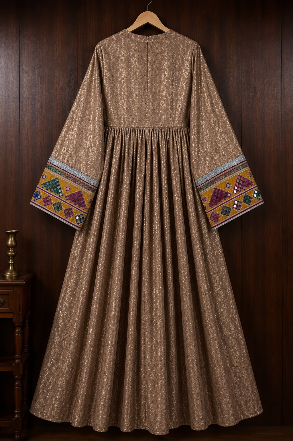 3. Zarina Brocade Gown (Zarina means “golden” or “adorned with gold.”)